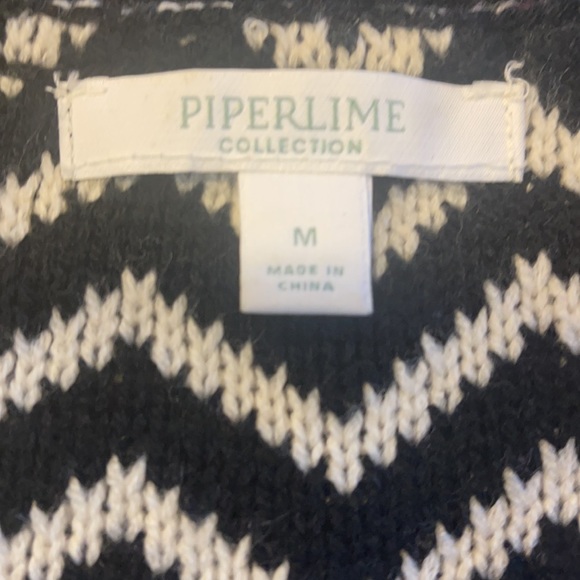 Chevron print cardigan sweater - Picture 4 of 5